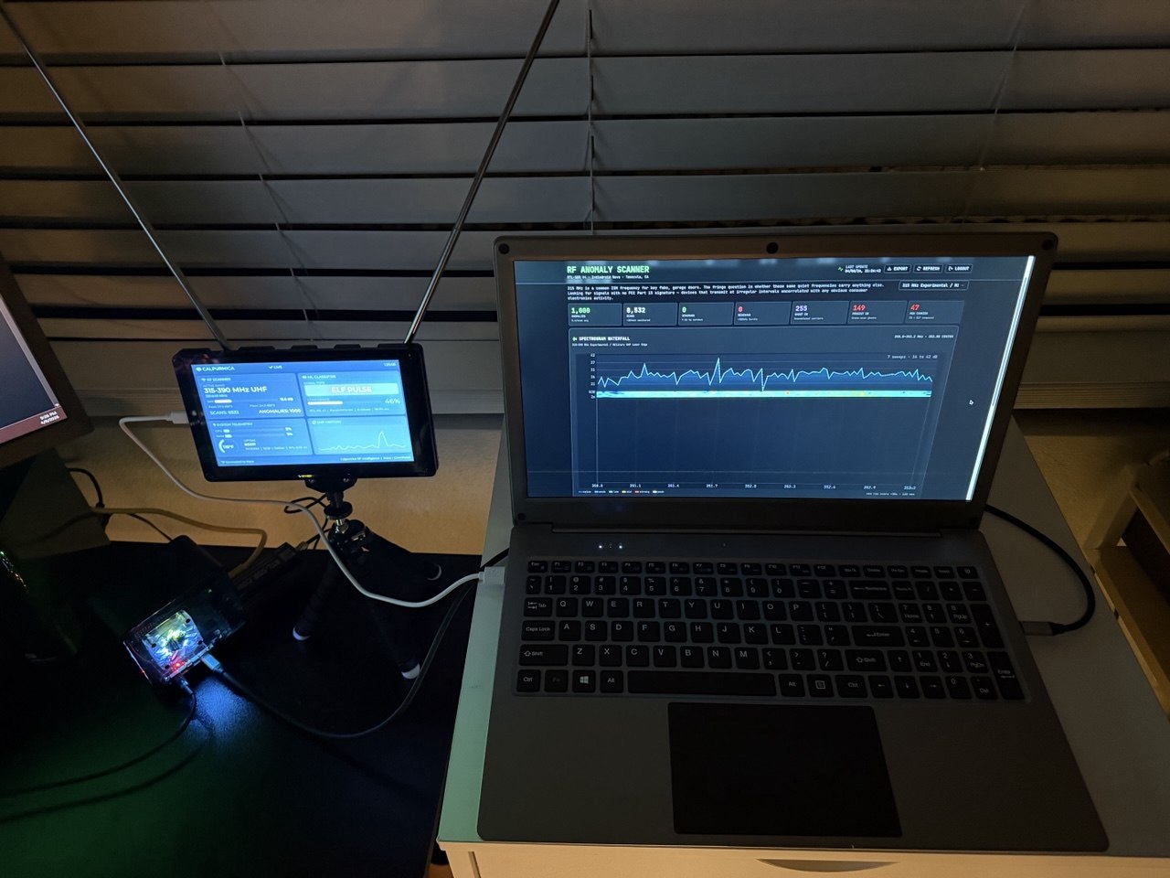 Rapid-Response Cyberdeck with CrowView Note, CrowPanel HMI, and RTL-SDR